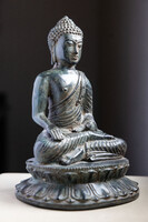 Buddha szobor bronz buddhizmus kegytárgy