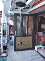 Large weighted chain chandelier