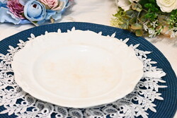 4 db félmély porcelán tányér indamintás Zsolnay