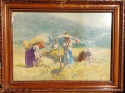 Wallburg Egon (Zórád Ernő): Falusi jelenet