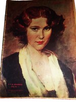 Antik 1933.IX. 24."A PESTI HÍRLAP VASÁRNAPJA "- BORÍTÓJA 1934 VII. 01.újság képek szerinti állapot