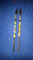 African ZULU spear pair