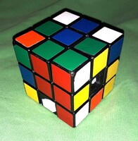 Régi békebeli javítandó eredeti RUBIK KOCKA bűvös kocka a képek szerint