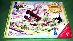 Hangulatos magyar kiadású PINOKKIÓ 2 in 1 társasjáték JÓ ÁLLAPOT a képek szerint