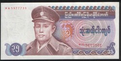 Burma 35 kyats UNC 1986