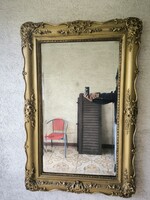 Hatalmas méretű Biedermeier tükör. 144 cm Àlló tükör célra is komód fölé is