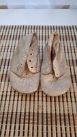 Antique leather baby shoes