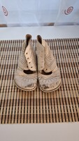 1920s leather baby shoes