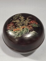 Chinese Painted Jewelry Box, Bonbonnier