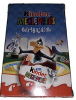 EXTRÉM RITKA -KINDER MEGLEPETÉS kvíz kvartett 4 in 1 kártyajáték hiánytalan- HIBÁTLAN képek szerint