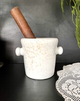 Antik Kőszénbánya S Téglagyár Társulat,Drasche Porcellán-Fayencegyár"patinás porcelán patika mozsár