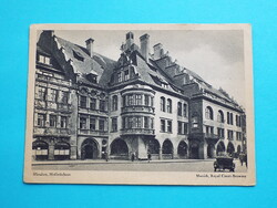 Képeslap (29) - Németország - München - Hofbräu-ház 1920-as évek - (U.S. Army kiadás)