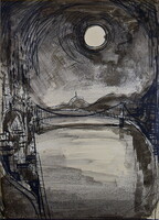 Boromisza Zsolt (1928–2011)  A LÁNCHÍD ÉJSZAKA 1966