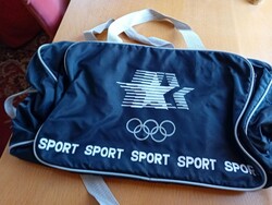 FEKETE AUSZTRÁL KÖNNYŰ SPORT TÁSKA,MOSHATÓ, RÖVID ÉS HOSSZÚ FÜLLEL, NEM HASZNÁLT