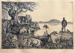 Szabó Vladimir (1905-1991): Vízpart