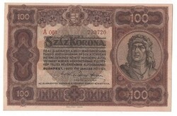 1920 100 korona hibás nyomat EF+ R!