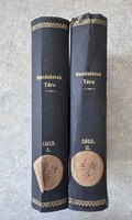 1913 – Magyarországi Rendeletek Tára I–II. kötet – eredeti kötésben, Belügyminisztériumi kiadás