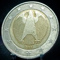 Németország 2 euró, 2002 Verdejel "F" - Stuttgart E10D6