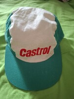 Retró pamutvászon Castrol sapka,felnőtt méret, az 1970-es évekből! Hordott.