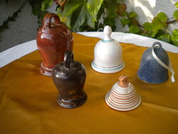 5 ceramic bell chimes