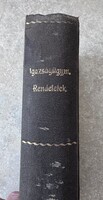1909 – Igazságügyminiszteri rendeletek IX. kötet – ritka jogi könyv, Budapest