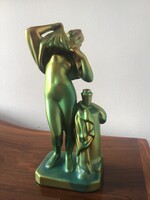 Zsolnay eozin figurális szobor