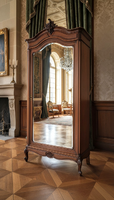 Antik Francia tükrös ruhásszekrény,gardrób (Louis XV stílus).