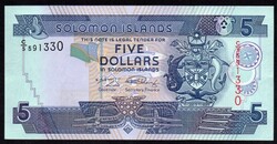 Salamon-szigetek 5 dollár UNC 2009