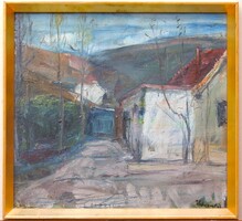 (K) Udvary Pál (1900 – 1987) : Hátsó udvar