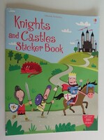 Lovagok és várak, matricás album - Knights & Castles Sticker Book- Usborne Activies