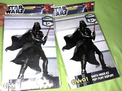 Retro STAR WARS 3D DARTH VADER figura összeragasztható papírmakett HIBÁTLAN darabra a képek szerint
