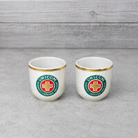 Hollóháza Hungary, Hollóházi porcelán Unicum mintás likőrös kupica szett