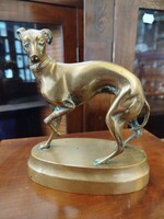 Bronz kutya szobor