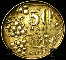 Moldova 50 Bani, 2008 D09H5V