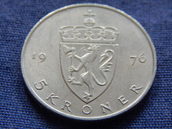 Norvégia 5 Korona 1976
