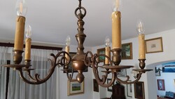 Antik bronz csillár