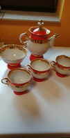 Orosz porcelán teás készlet