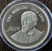 Ybl Miklós születésének 200. évfordulójára . Ag ezüst 10000 Ft . F2026