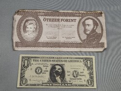 Rare Theater Prop Money, 5000 Forint 1994 - Conservative Party - PROPAGANDA MONEY
