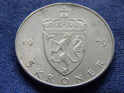 Norvégia 5 Korona 1979
