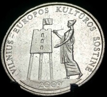 Litvánia 1 Litas, 2009 Vilnius - a Kultúra Európai Fővárosa D12E4V