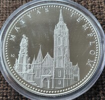 BUDAPEST Mátyás Templom Proof Érem - 31,1g. F2026