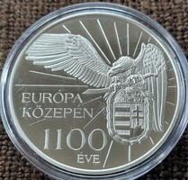 Európa Közepén 1100 Éve - Proof Érem - 31,1g. F2026