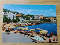 Régi Jugoszlávia, ma Horvátország, Opatija, Abbázia, tengerpart