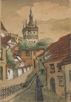 (K) Zombor Jenő (20.sz.első fele) : Városrészlet