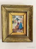 Pállya Carolus oil painting, at the fair