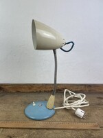 -AX406- Retro lengyel asztali lámpa Warszawa MEOS fém búra gégecsöves íróasztali lámpa vintage loft