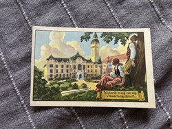 Marosvásárhely irredenta képeslap, Székely Hallgatók Egyesülete, színes