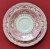 Arzberg Hutschenreuther német porcelán reggeliző tányérpár csészealj kistányér tányér