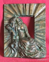 Melocco Miklós (1935 - ) Bronz falikép pár